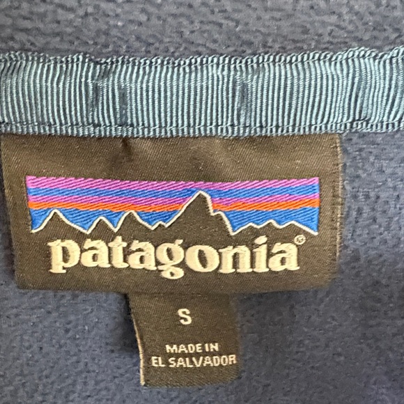Patagonia Dark Blue Fleece Jacket - Picture 3 of 9